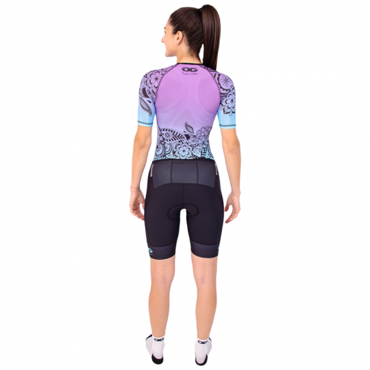 Trisuit mujer con mangas para triatlón