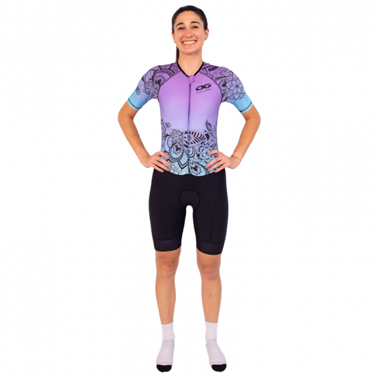 Trisuit mujer con mangas para triatlón