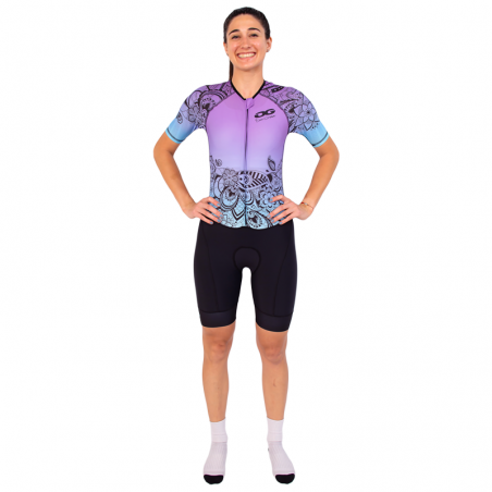 Trisuit mujer con mangas para triatlón