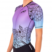Trisuit mujer con mangas para triatlón