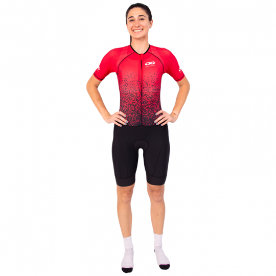 Trisuit mujer con mangas para triatlón