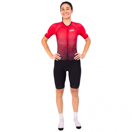Trisuit mujer con mangas para triatlón