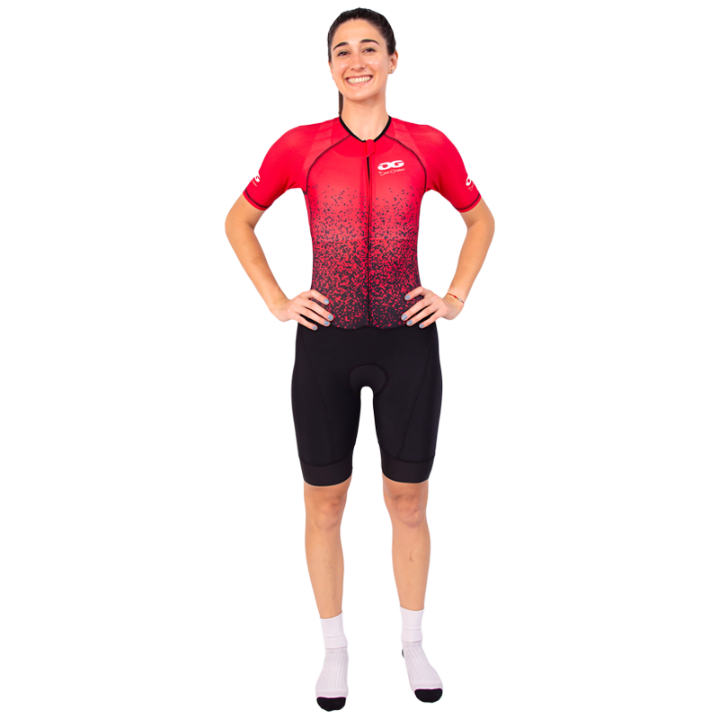 Trisuit mujer con mangas para triatlón