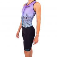 Trisuit mujer sin mangas para triatlón