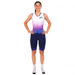 Trisuit mujer sin mangas para triatlón
