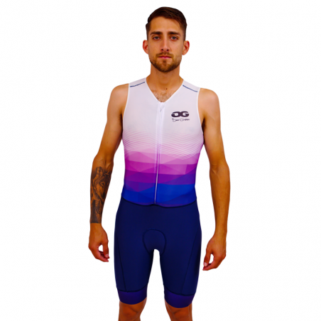 Trisuit hombre sin mangas para triatlón