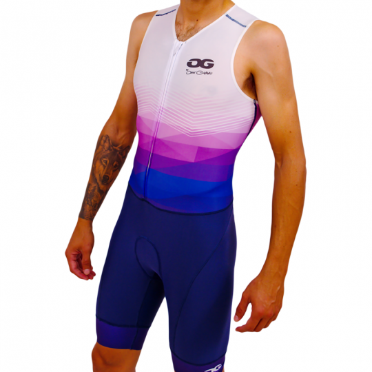 Trisuit hombre sin mangas para triatlón