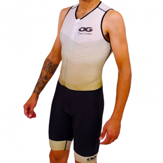 Trisuit Hombre sin mangas| Ropa de Triatlón de Alto Rendimiento | OG Chile