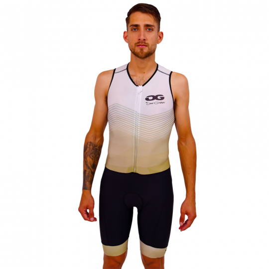 Trisuit Hombre sin mangas| Ropa de Triatlón de Alto Rendimiento | OG Chile