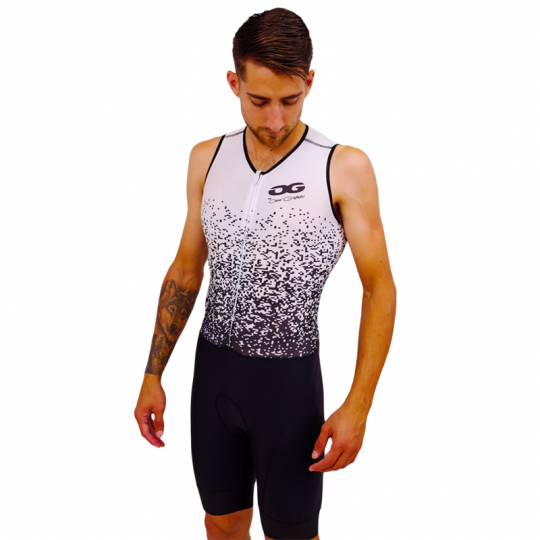Trisuit hombre sin mangas para triatlón