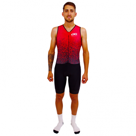 Trisuit hombre sin mangas para triatlón