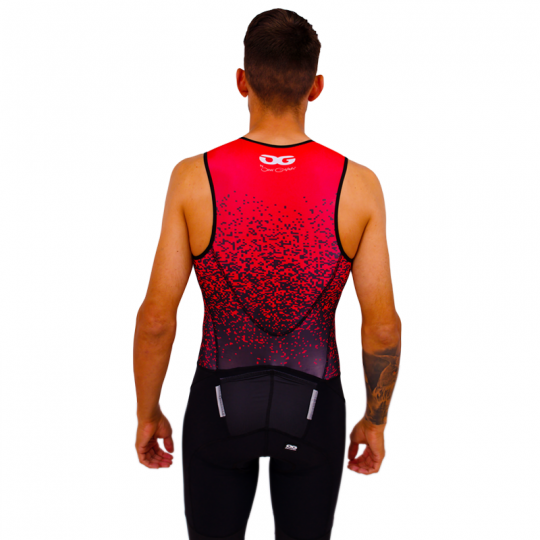 Trisuit hombre sin mangas para triatlón