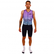 Trisuit hombre sin mangas para triatlón