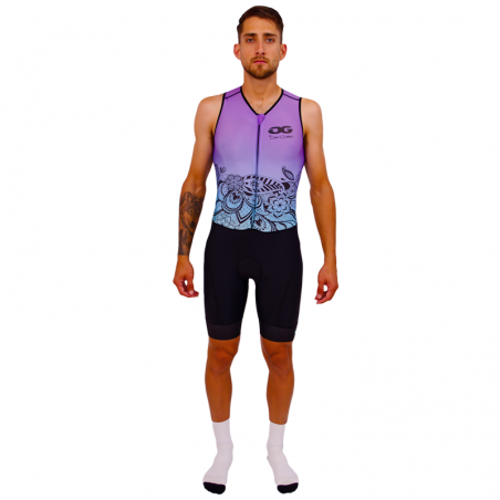 Trisuit hombre sin mangas para triatlón