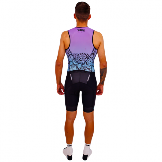 Trisuit hombre sin mangas para triatlón