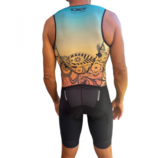 Trisuit hombre sin mangas para triatlón