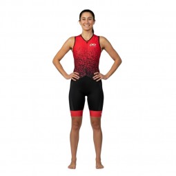 Trisuit mujer sin mangas para triatlón