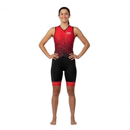Trisuit mujer sin mangas para triatlón