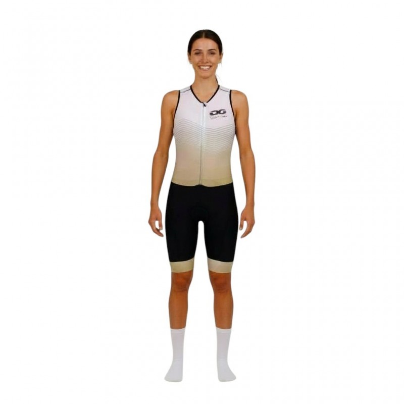 Trisuit mujer con mangas para triatlón