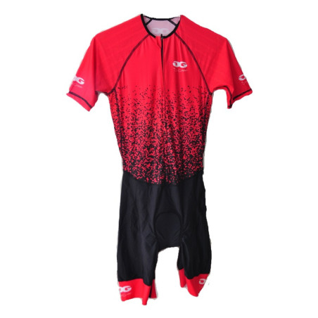 Trisuit Pixel Rojo con mangas