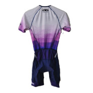 Trisuit Poligon Fucsia con mangas