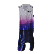 Trisuit Poligon Fucsia sin mangas