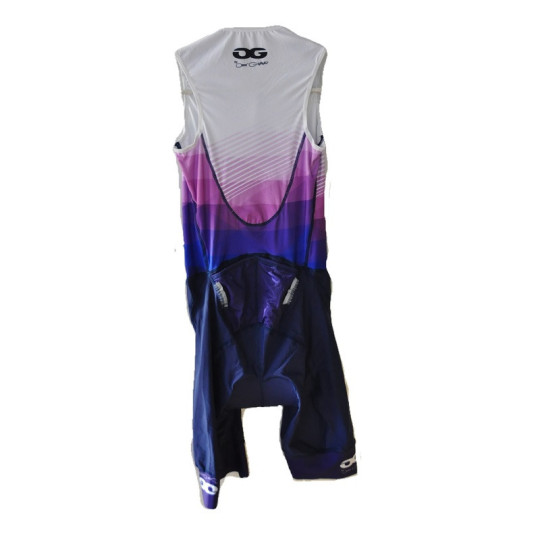 Trisuit Poligon Fucsia sin mangas